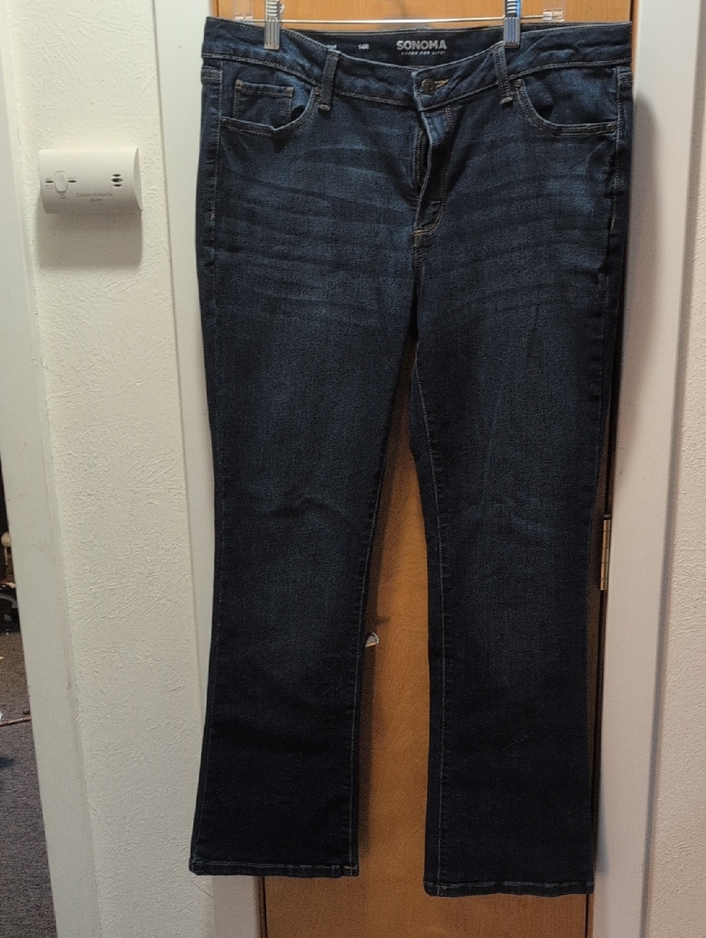 Sonoma Women's Dark Blue Boot-Cut Jeans